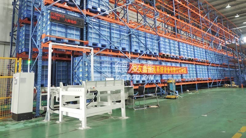 汽车零部件行业使用超10年的堆垛机立体仓库入出库展示4