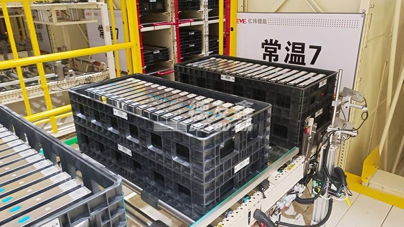 新能源锂电池行业堆垛机料箱式自动化立体仓库2