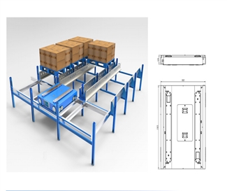四向穿梭车智能密集型自动化立体仓库