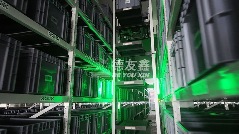 渔具钓具行业CTU料箱智能立体仓库5