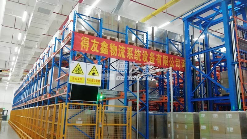 电子电器行业子母穿梭车立体仓库出入库全流程1