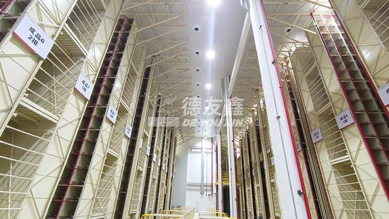 新能源锂电池行业堆垛机料箱式自动化立体仓库5