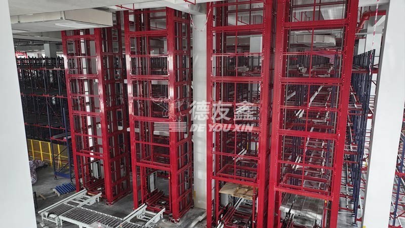 泳池设备行业四向穿梭车立体仓库案例5